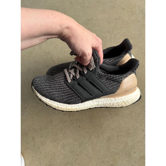 Adidas UltraBoost 4.0 Running Shoes Women's 6 Mocha Gray Athletic Sneaker BB6151 - Picture 4 of 12